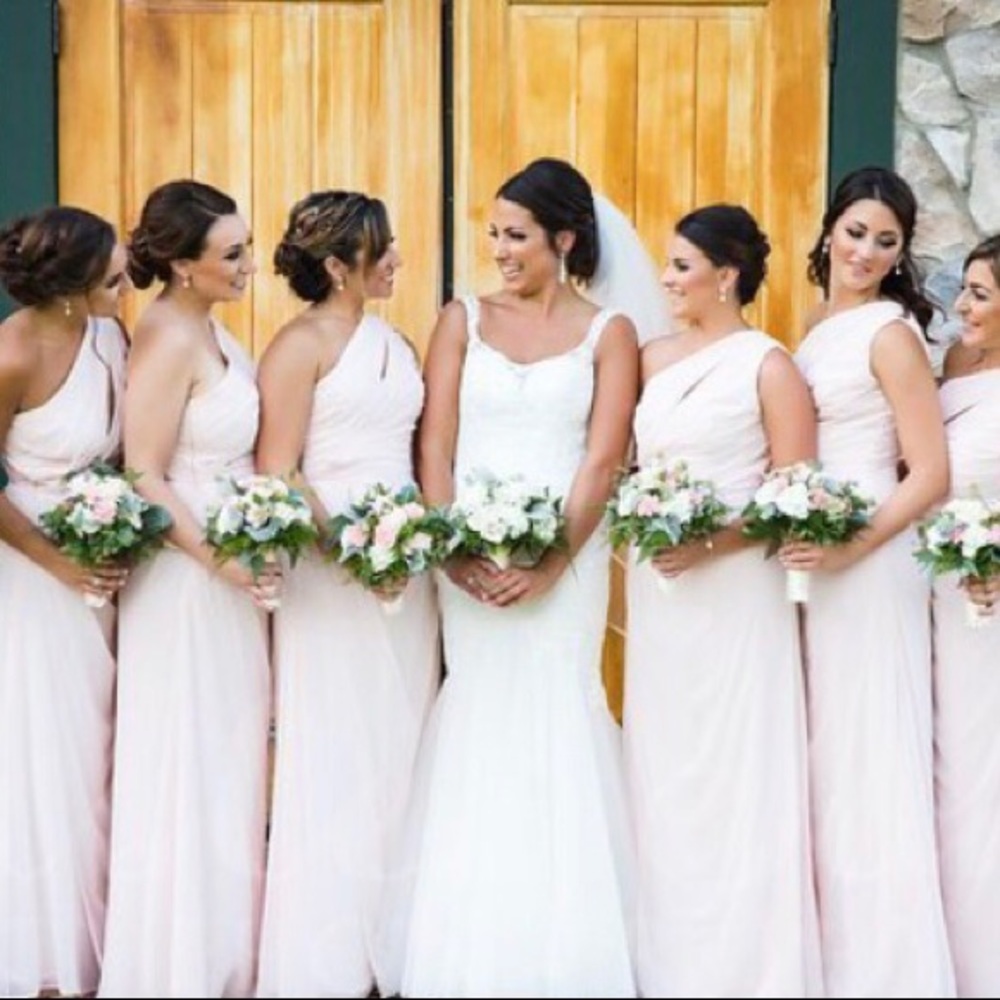 Bill Levkoff Petal Pink 1178 Bridesmaid Dress